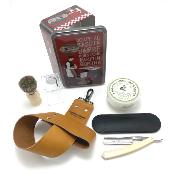 Coffret 7 pièces - Rasoir coupe choux Thiers-Issard Le Dandy  et ses accessoires